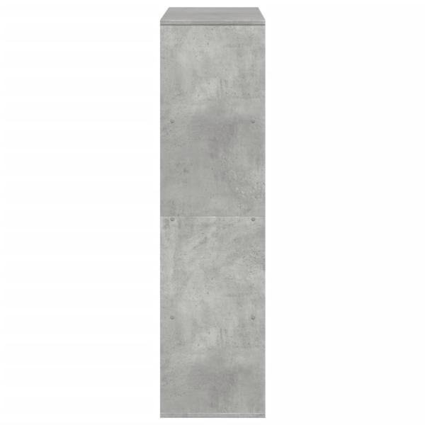 Raumteiler Betongrau 100x33x125,5 cm Holzwerkstoff