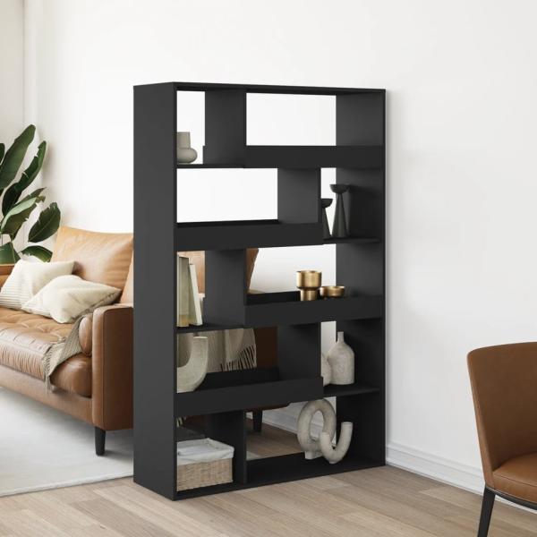 ARDEBO.de - Bücherregal Schwarz 100x33x156,5 cm Holzwerkstoff