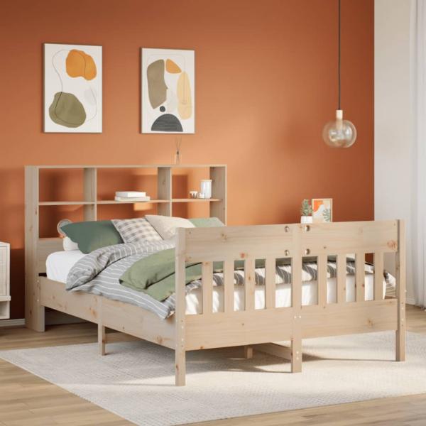 ARDEBO.de - Massivholzbett ohne Matratze 150x200 cm Kiefernholz