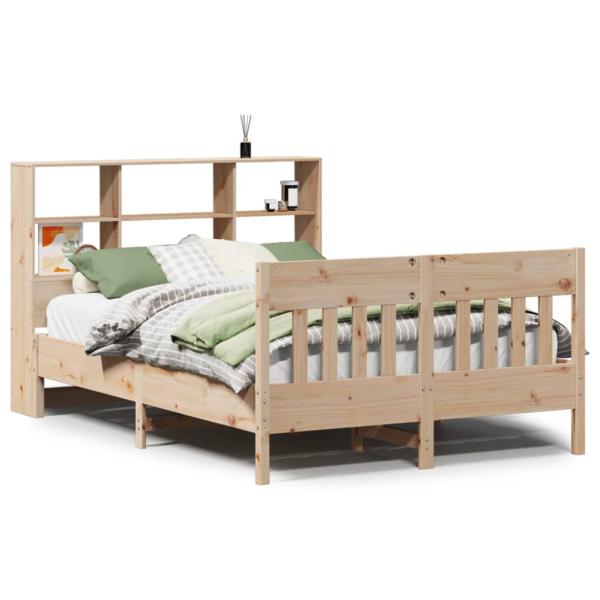 Massivholzbett ohne Matratze 120x190 cm Kiefernholz
