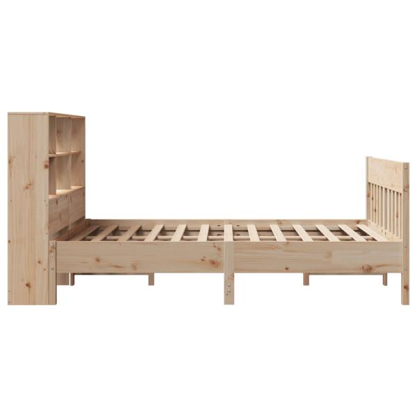 Massivholzbett ohne Matratze 120x190 cm Kiefernholz