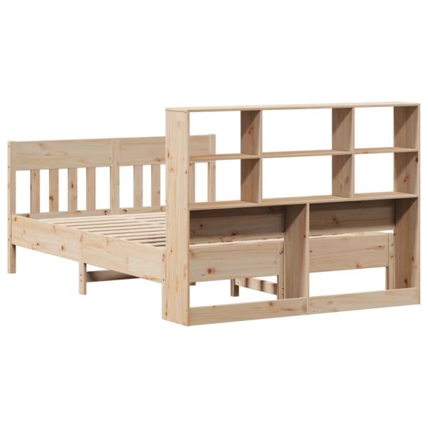 Massivholzbett ohne Matratze 120x190 cm Kiefernholz
