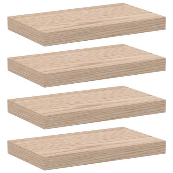 ARDEBO.de - Schweberegale 4 Stk. 40x23,5x4 cm Holzwerkstoff