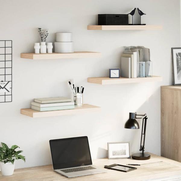 ARDEBO.de - Schweberegale 4 Stk. 60x23,5x4 cm Holzwerkstoff