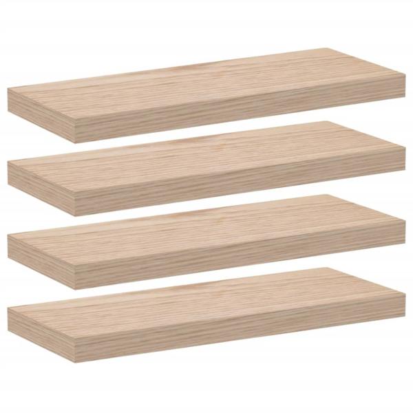 Schweberegale 4 Stk. 60x23,5x4 cm Holzwerkstoff