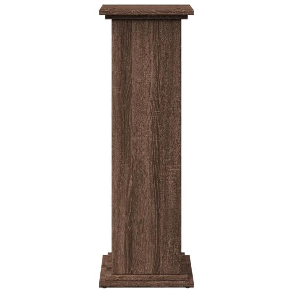 Postament mit Stauraum Eichen-Optik 31x30x90 cm Holzwerkstoff