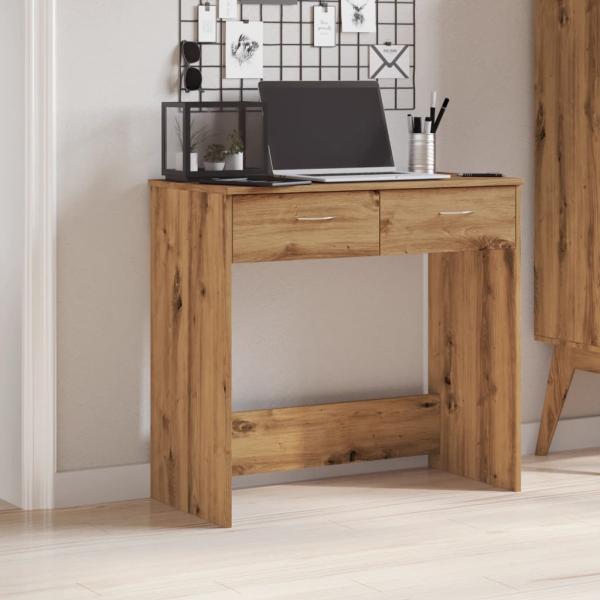 ARDEBO.de - Schreibtisch Artisan-Eiche 80x40x75 cm Holzwerkstoff