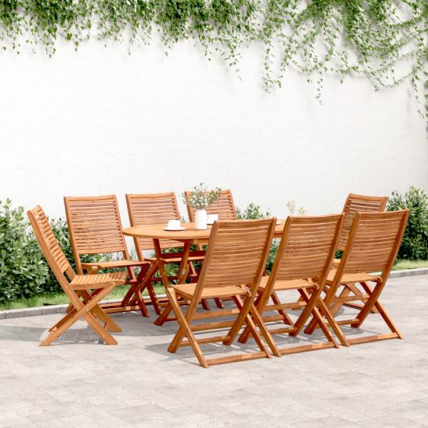 ARDEBO.de - Gartenstühle 8 Stk. Klappbar 51x66x95 cm Massivholz Akazie