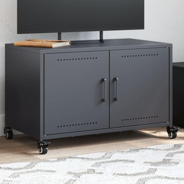 ARDEBO.de - TV-Schrank Anthrazit 68x39x43,5 cm Stahl