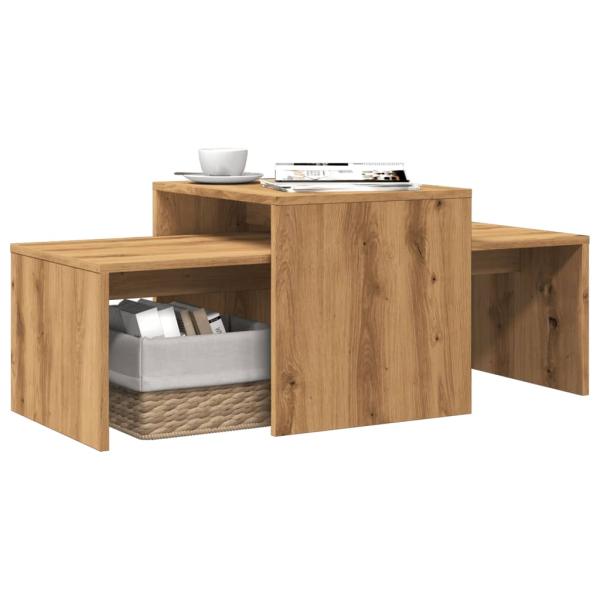 ARDEBO.de - Couchtisch Artisan-Eiche 100x48x40 cm Holzwerkstoff