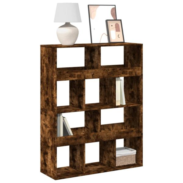 ARDEBO.de - Bücherregal Räuchereiche 100x33x125,5 cm Holzwerkstoff