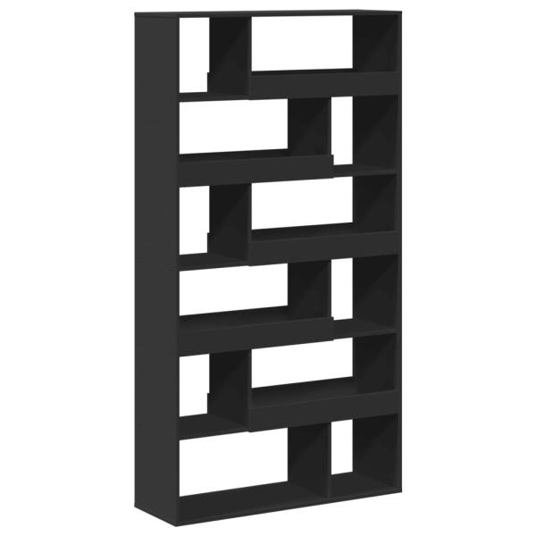 ARDEBO.de - Bücherregal Schwarz 100x33x187,5 cm Holzwerkstoff