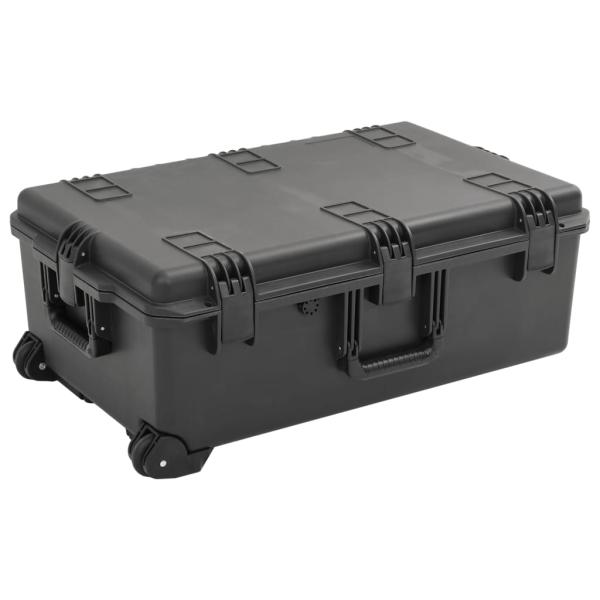 ARDEBO.de - Koffer für Flugreise Tragbar Schwarz 79,5x51,5x30,5 cm PP