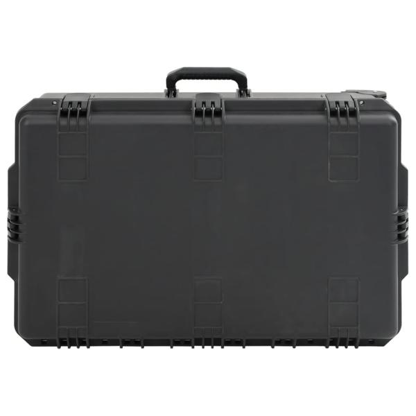 Koffer für Flugreise Tragbar Schwarz 79,5x51,5x30,5 cm PP