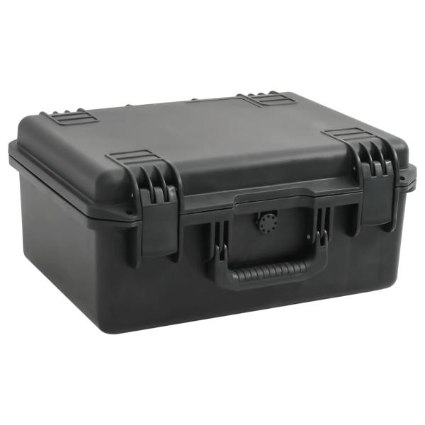 ARDEBO.de - Koffer für Flugreise Tragbar Schwarz 49x38x23 cm PP