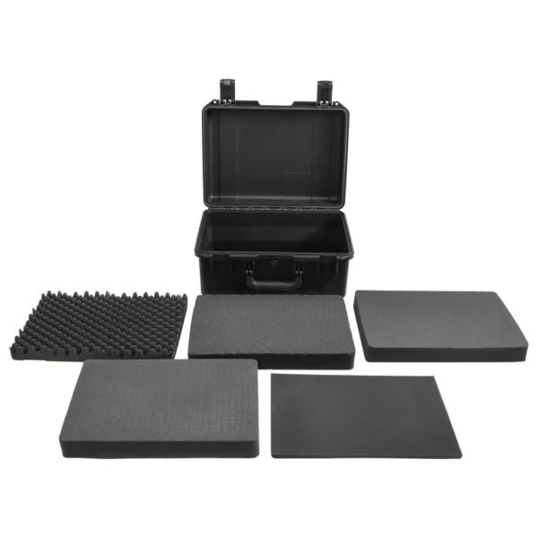 Koffer für Flugreise Tragbar Schwarz 49x38x23 cm PP