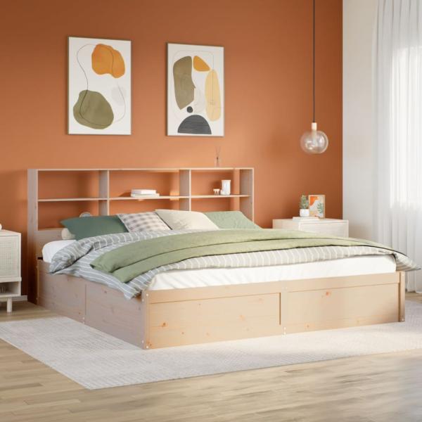 ARDEBO.de - Massivholzbett ohne Matratze 180x200 Kiefernholz