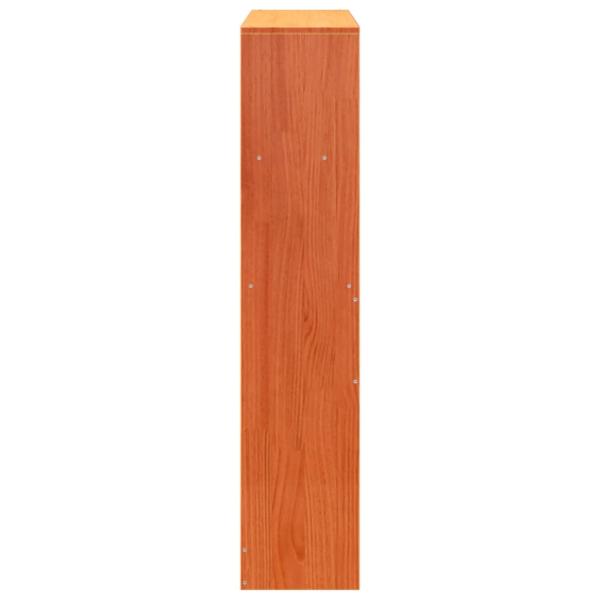 Kopfteil mit Stauraum Wachsbraun 90 cm Massivholz Kiefer