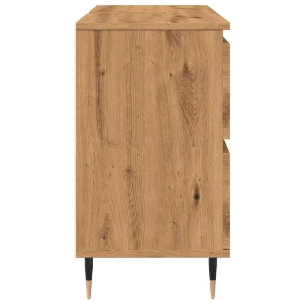 ARDEBO.de - Badschrank Artisan-Eiche 80x33x60 cm Holzwerkstoff