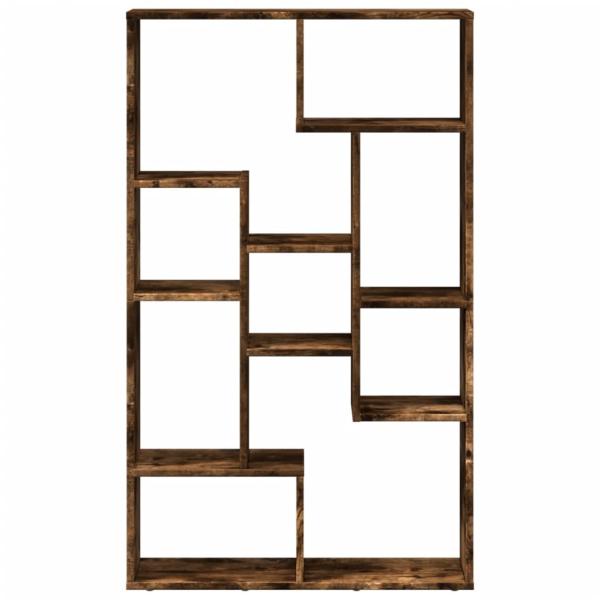 Bücherregal Räuchereiche 72x20x120 cm Holzwerkstoff