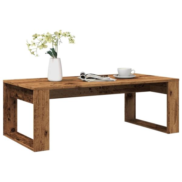 ARDEBO.de - Couchtisch Altholz-Optik 102x50x35 cm Holzwerkstoff