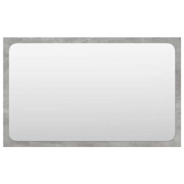 4-tlg. Badmöbel-Set Betongrau Holzwerkstoff