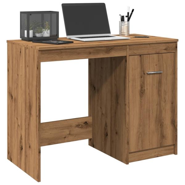 ARDEBO.de - Schreibtisch Artisan-Eiche 100x50x76 cm Holzwerkstoff