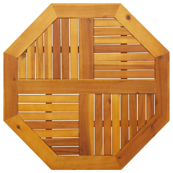 ARDEBO.de - Tischplatte 80x80x2,2 cm Achteckig Massivholz Akazie