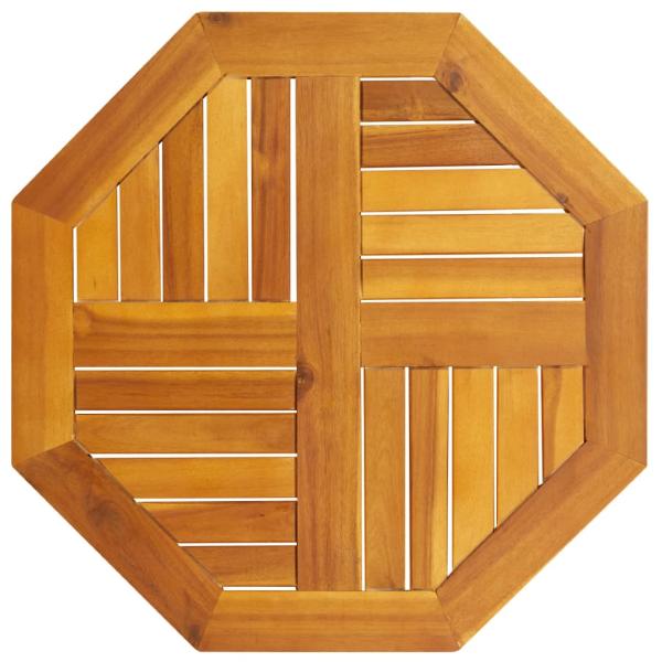 ARDEBO.de - Tischplatte 60x60x2 cm Achteckig Massivholz Akazie