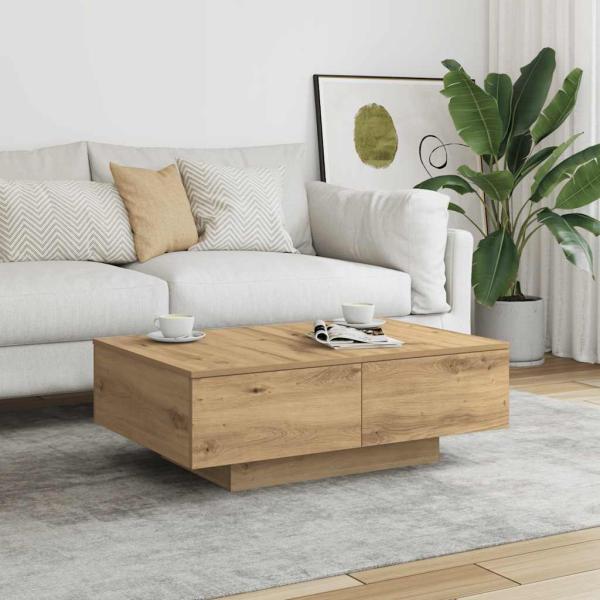 ARDEBO.de - Couchtisch Artisan-Eiche 90x60x31 cm Holzwerkstoff