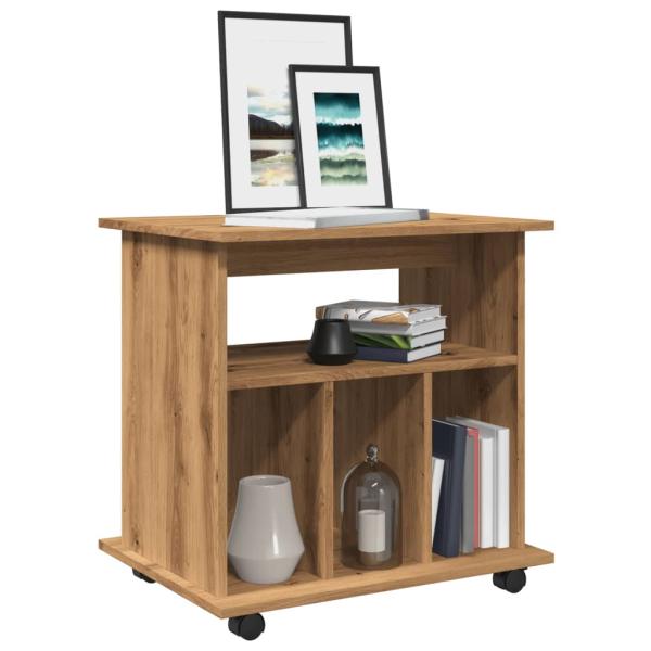 ARDEBO.de - Rollcontainer Artisan-Eiche 60x45x60 cm Holzwerkstoff
