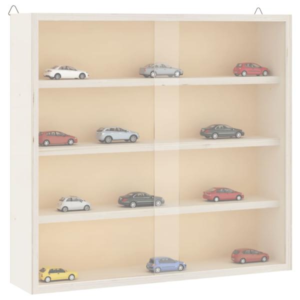 ARDEBO.de - Hängevitrine mit Schiebetüren 40x8,5x37 cm