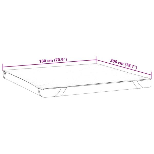 Matratzenschoner Weiß 180x200 cm Wasserdicht