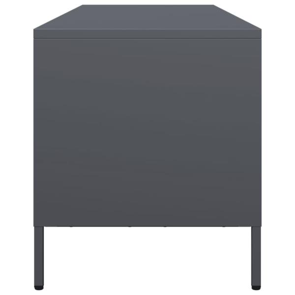 TV-Schrank Anthrazit 135x39x43,5 cm Kaltgewalzter Stahl