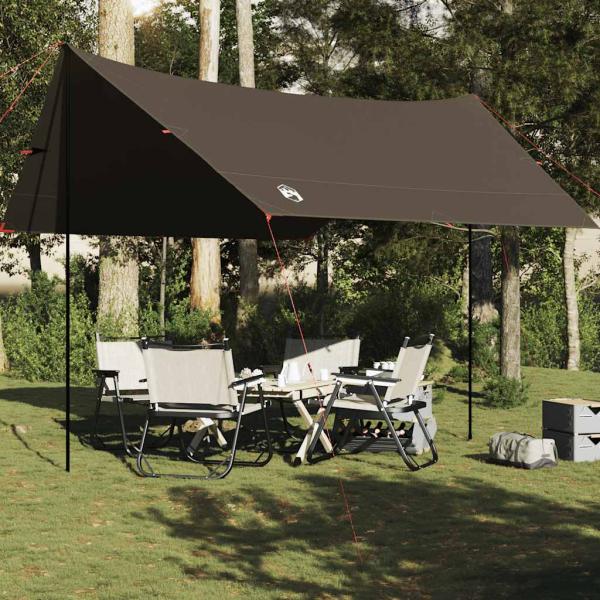 ARDEBO.de - Tarp Braun 438x376x212 cm Wasserdicht