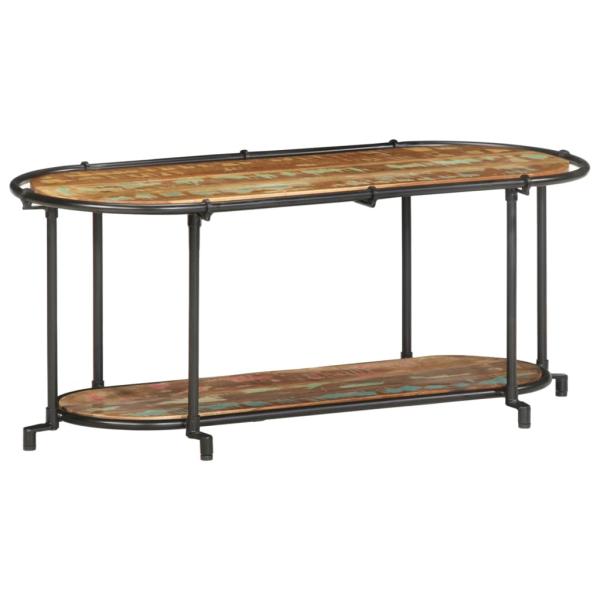 ARDEBO.de - TV-Regal 100x42x40 cm Altholz Massiv