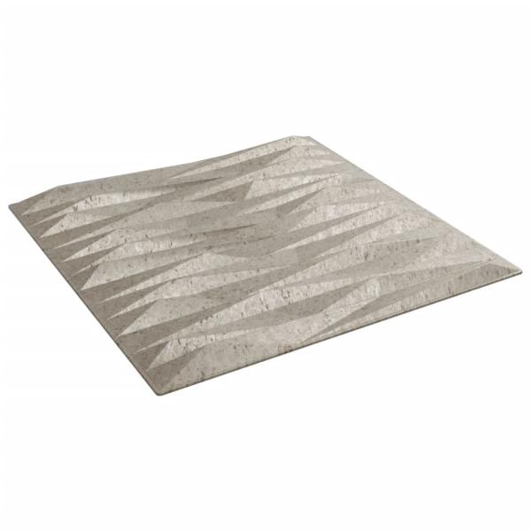 Wandpaneele 24 Stk. Beton 50x50 cm XPS 6 m² Stein