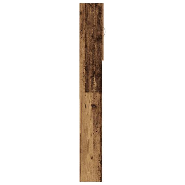 Waschmaschinenschrank Altholz-Optik 64x25,5x190 cm