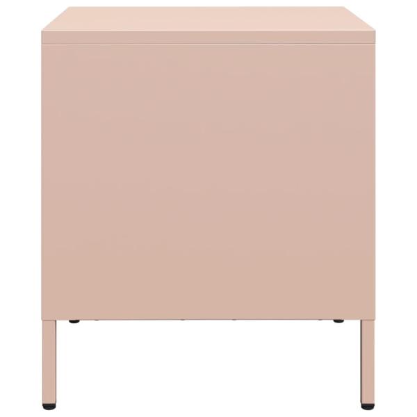 Nachttisch Rosa 35x39x43,5 cm Stahl