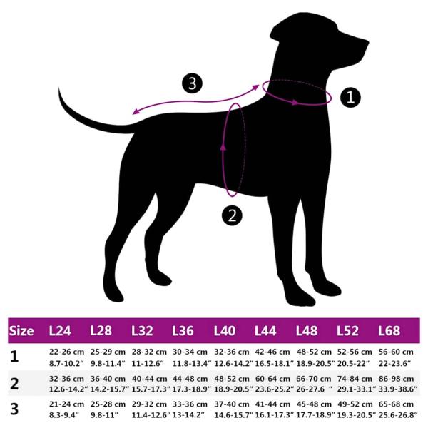 Hundemantel mit Geschirr Wasserdicht Reflektierend Rot 5XL
