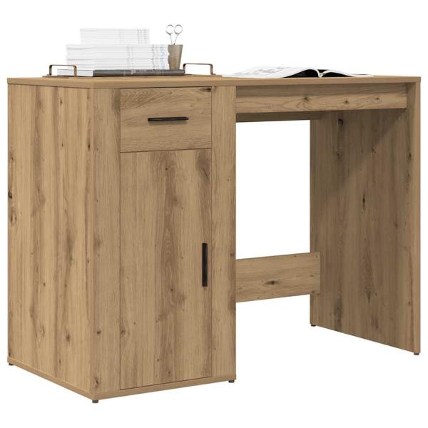 ARDEBO.de - Schreibtisch Artisan-Eiche 100x49x75 cm Holzwerkstoff