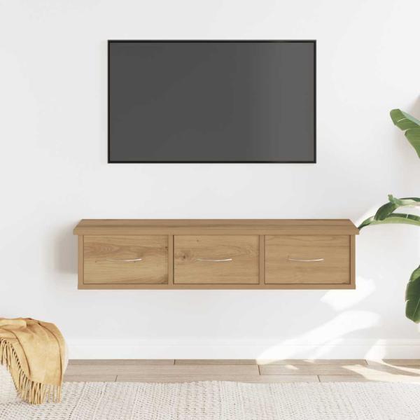 ARDEBO.de - Wandschrank Artisan-Eiche 88x26x18,5 cm Holzwerkstoff