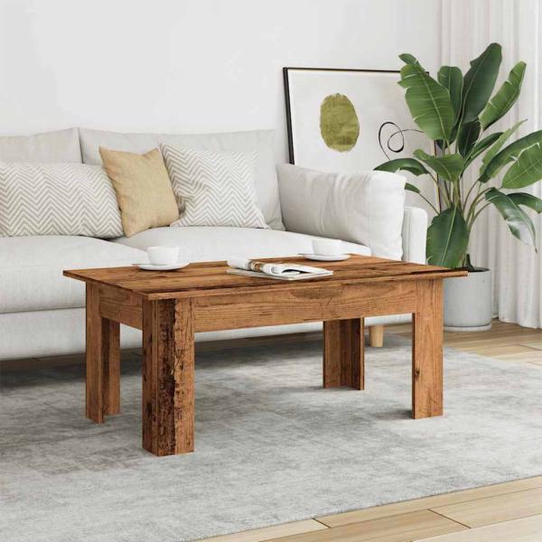 ARDEBO.de - Couchtisch Altholz-Optik 100x60x42 cm Holzwerkstoff