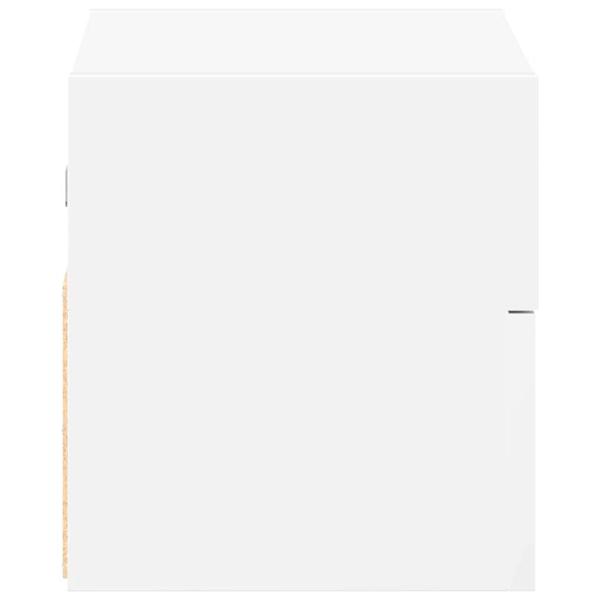 Wand-Nachttische 2 Stk. Weiß 45x26x28,5 cm