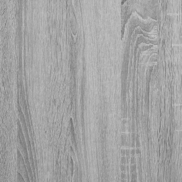 Wandregal mit Schubladen Grau Sonoma 100x37,5x19 cm