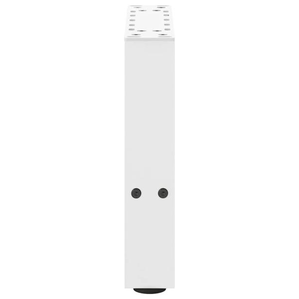 Couchtischbeine Weiß 2 Stk. 30×30 cm Stahl