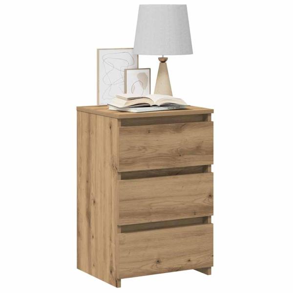 Nachttische 2 Stk. Artisan-Eiche 40x35x62,5 cm Holzwerkstoff
