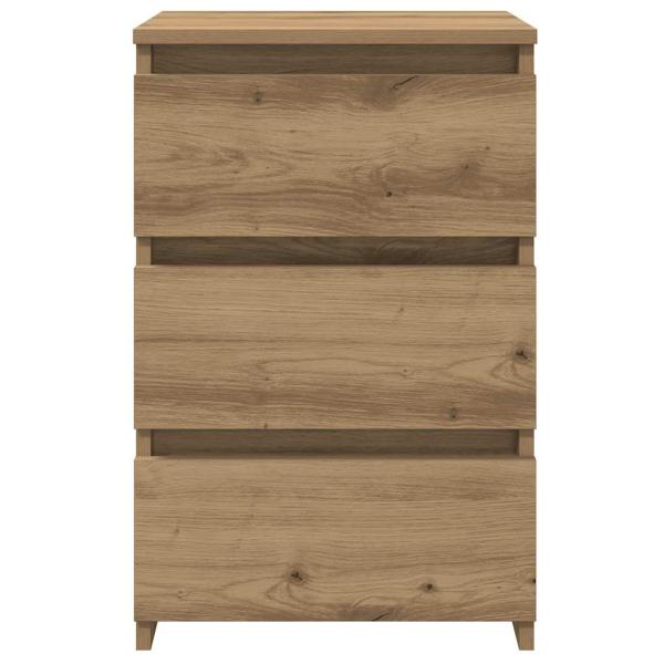 Nachttische 2 Stk. Artisan-Eiche 40x35x62,5 cm Holzwerkstoff