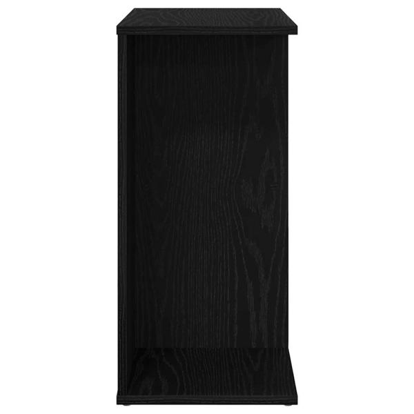Nachttische 2 Stk. Schwarz Eichen-Optik 46,5x29x61 cm