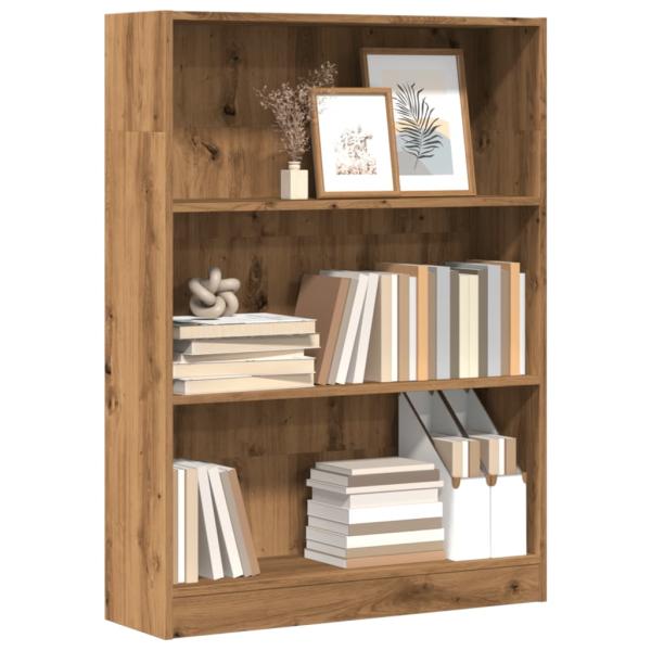 ARDEBO.de - Bücherregal Artisan-Eiche 80x24x109 cm Holzwerkstoff